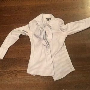 Button down shirt with ruffles